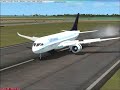 Boeing 787 ( Lufthansa ) landing MUST WATCH!