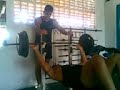 120 kg no supino!!!Ave de rapina. Academia Corpo &amp; Forma 