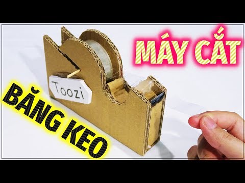 MÁY CẮT BĂNG KEO ĐƠN GIẢN AI CŨNG LÀM ĐƯỢC - TÁI CHẾ GIẤY CARTON