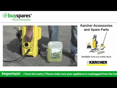 how to fit karcher detergent bottle