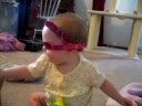 Cadence in sun glasses saying hi