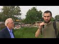 Refugee camp in Belgrade, Serbia