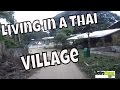 Thailand -- Getting Out of the City and Living in a Village