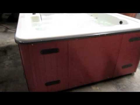 how to drain viking hot tub