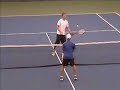 Tennis Lesson: Volley Drill Two Handled Rackets Tennis Lesson: Volley Drill Two Handled Rackets