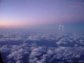 Sunset on the Emirates A380