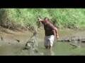 Giant Croc Swallows Man Arm? (by Earl Cole)