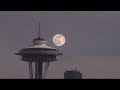 TIME LAPSE: fullmoon over seattle TIME LAPSE: fullmoon over seattle