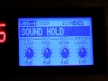 Demo on using the Sound Hold effect in the FX section.