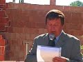 W�jt czyta akt wmurowania kamienia w?gielnego pod gimnazjum