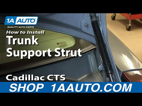 How To Install Replace Sagging Trunk Lid Lift Support Strut 2003-10 Cadillac CTS