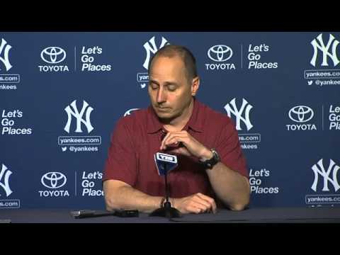 Yankees - Yankees General Manager Brian Cashman talks about the Yankees' injury situation in the wake of the announcement that Kevin Youkilis will be out 10 to 12 week...