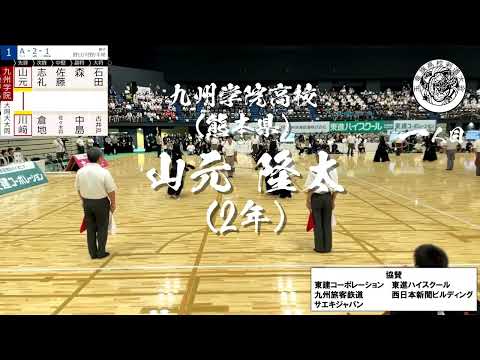 【10人抜き達成】山元隆太（九州学院）