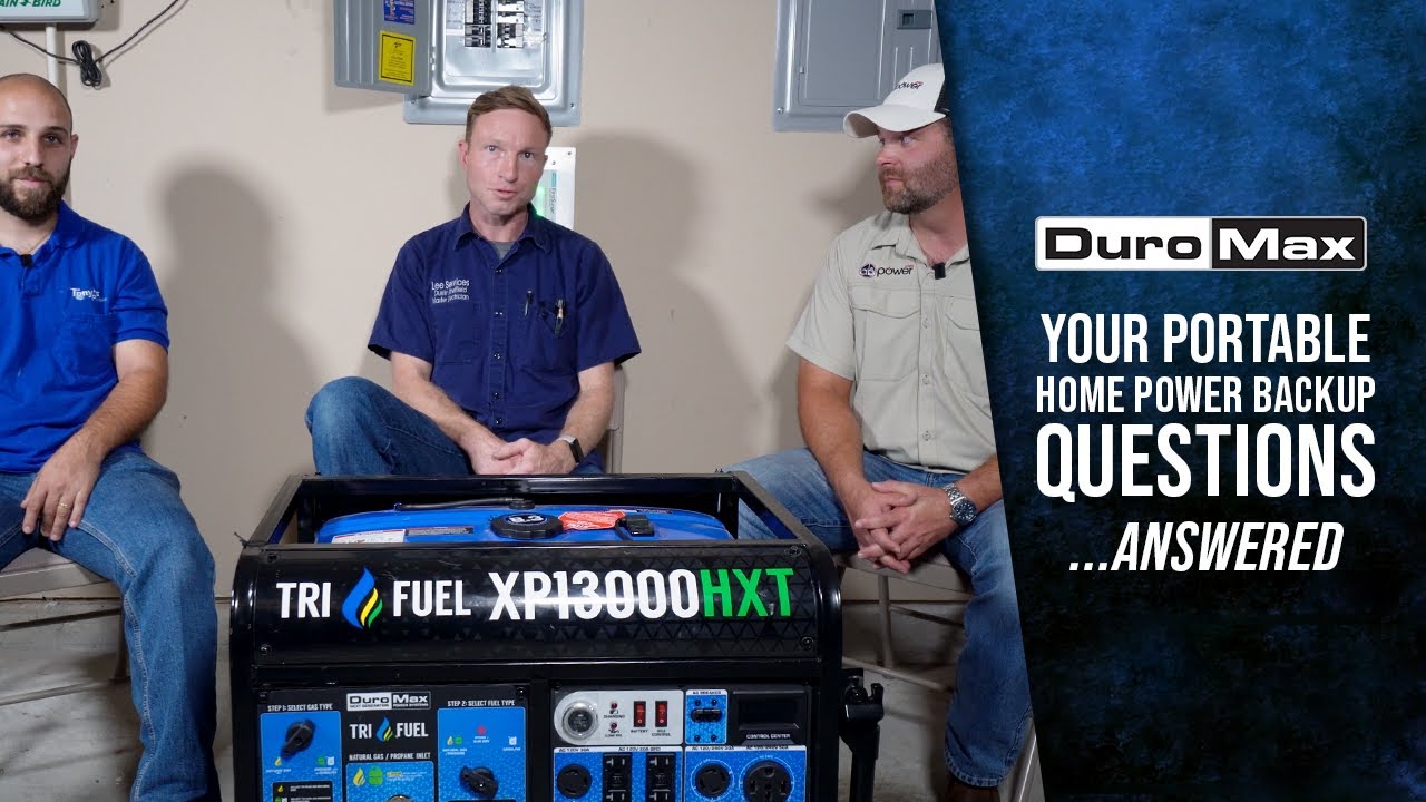 Portable Home Power Backup Generator Questions Answered Pt. 1