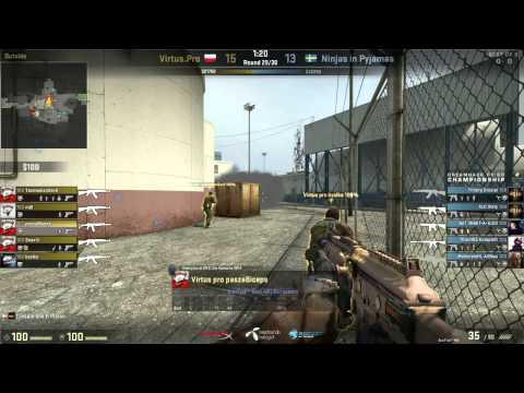 Dreamhack Winter 2014 CS:GO Championship Semifinal Nip-Gaming vs Virtus Pro Game1 De Nuke
