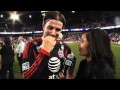 Beckham after playing vs United