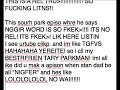 Re: SOUTH PARK SAYS THE N WORD! Re: SOUTH PARK SAYS THE N WORD!