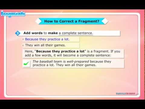 Fragment Sentences : Hows To Recognize & Fix Them! *Grammar for Kids*