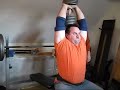 Bench Press 370 x 3 /325 x 6 /tri ext 150 x 10 /100 x 27