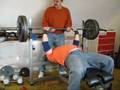 videos de Bench Press 370 x 3 /325 x 6 /tri ext 150 x 10 /100 x 27