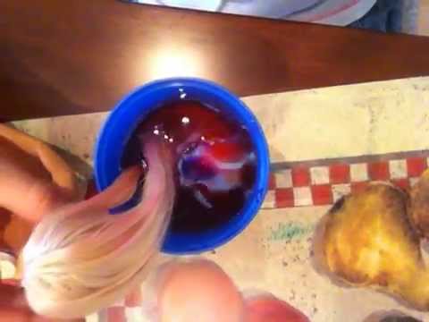 how to dye doll hair