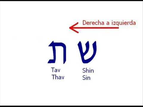 CURSO DE HEBREO: Shiur 1, aprende el Alef Bet!