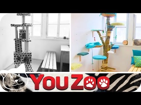 How To Kratzbaum selbst machen I Kratzbaum DIY I Katzenspielzeug I Bines Budenzauber