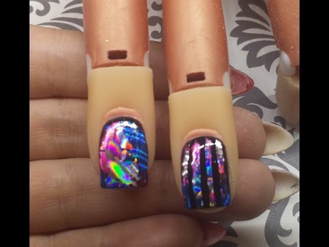 how to apply nail foils