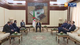رئيس الجمهورية يستقبل رئيس منظمة أرباب الأعمال الروسية