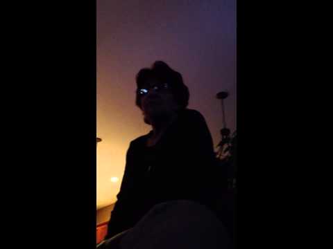 My Nonna discussing The New Years dinner menu.