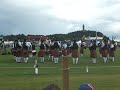denny and dunipace grade 2 pipe band competing at the 2008 bridge of allan highland games, gaining third place