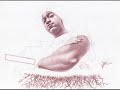 portrait dessin r�alis� au stylo bille du chanteur kamini sur la musique marly-gomon par allan barbeau ball pen drawing portrait of the singer kamini