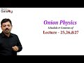 Onion-Physics-Content-and-Schedule-of-Lecture-25,-26-and-27