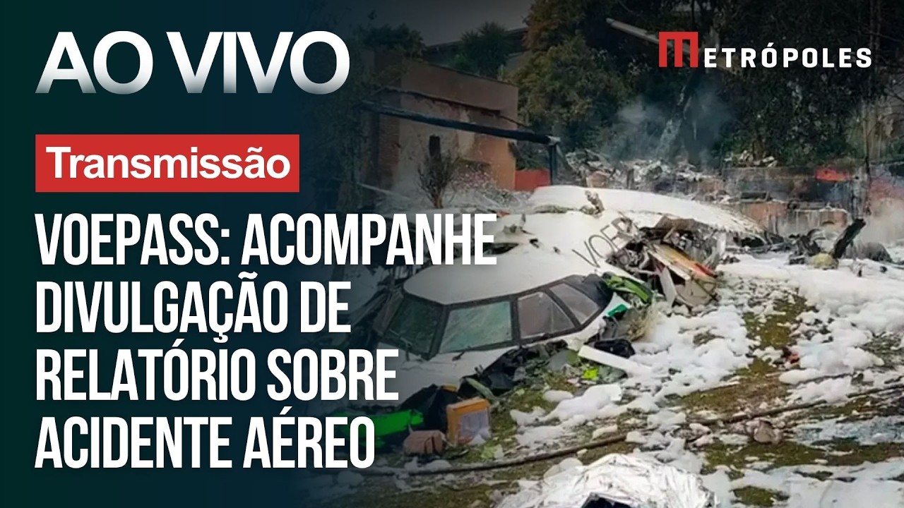 AO VIVO - Voepass: após dois anos, Cenipa divulga relatório sobre acidente aéreo