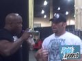 Bobby Lashley and Shane Carwin - Backstage at the UFC Fan Expo - UFC 100