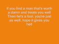 Give You Hell - All American Rejects - With Lyrics