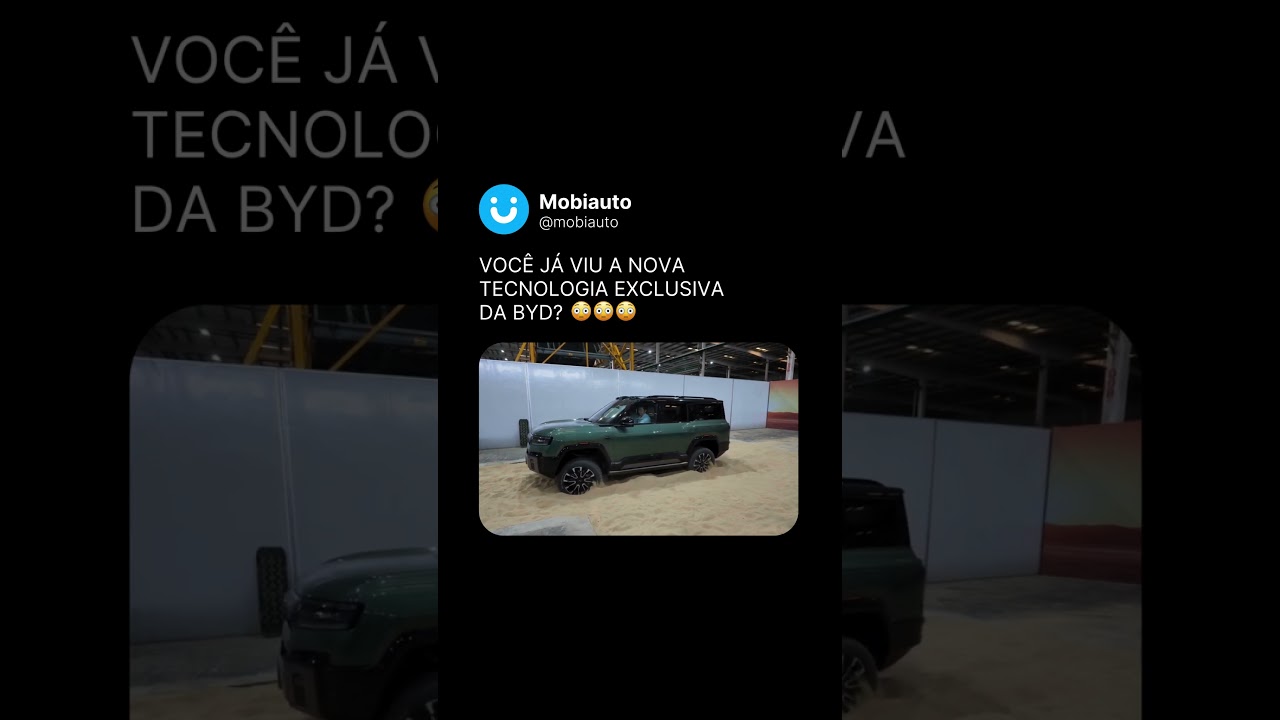 NOVA TECNOLOGIA DA BYD FAZ O CARRO LEVANTAR! 🤯