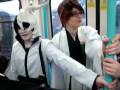 Bleach cosplay on the train