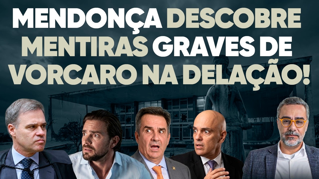 🚨 Mendonça dá ULTIMATO de arrepiar a Vorcaro!