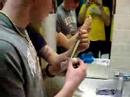 Payne cutting off his thumb