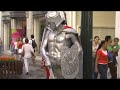 soldado romano   estátua viva   rua das flores de curitiba