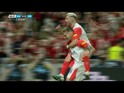 SK Slavia Praha 3-0 SK Sport Klub Dnipro-1 :: Resumos :: Videos 