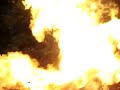 Shooting a propane tank huge explosion. Eamonn, put it out!