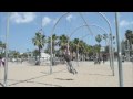 videos de Ninja Warrior - Training on the Beach in Santa Monica, California