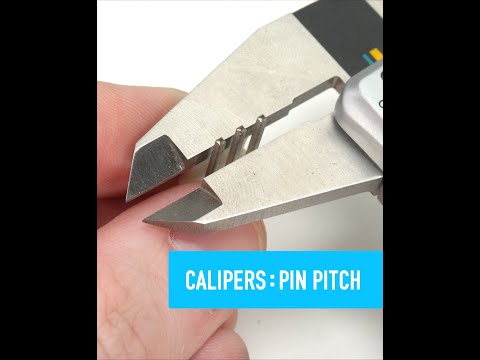 Calipers: Pin Pitch - Collin’s Lab Notes #adafruit #collinslabnotes