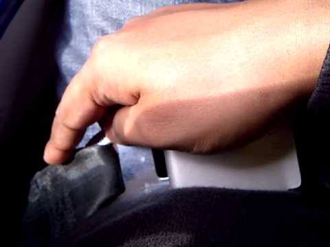 how to fasten aeroplane seat belt