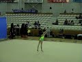 Violaine Robinet au Ballon aux championnats de France National A Junior de Saint-Brieuc (juin 2008)