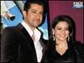 Aftab Shivdasani Aamna Shariff at Aloo Chaat Music Launch