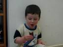 Lior Meyerowitz eating chocolate Lior Meyerowitz eating chocolate