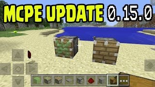 Minecraft Pocket Edition 0 15 0 Update Concepts Gameplay Pistons Sticky Pistons Mcpe 0 15 0 Minecraftvideos Tv